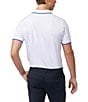 Color:White - Image 2 - Dover Sport Performance Stretch Short Sleeve Polo Shirt