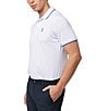 Color:White - Image 3 - Dover Sport Performance Stretch Short Sleeve Polo Shirt