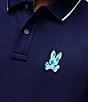 Psycho Bunny Ethan Pique Short Sleeve Polo Shirt - Image 3
