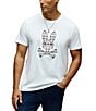 Psycho Bunny Fair Isle Graphic T-Shirt - Image 1