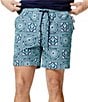 Psycho Bunny Frank Bunny Panel Patterned 5.75#double; Inseam Swim Trunks - Image 5