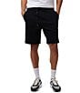 Color:Black - Image 1 - French Terry 8#double; Inseam Shorts