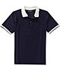 Psycho Bunny Garry Jacquard Short Sleeve Polo Shirt - Image 1