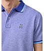 Color:Royal Blue - Image 4 - Gates Oxford Short Sleeve Polo Shirt