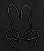 Psycho Bunny Gavin Solid Wool Bomber Jacket, Color:Black - Image 4