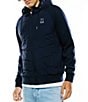 Psycho Bunny Gordley Mixed Media Hooded Jacket - Image 1