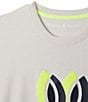 Color:Pearl - Image 4 - Groves Graphic Short Sleeve T-Shirt