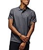 Psycho Bunny Hart Pique Short Sleeve Polo Shirt, Color:Blackened Pearl - Image 1