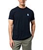 Color:Navy - Image 1 - Houston Fashion Short Sleeve T-Shirt