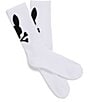 Psycho Bunny Intarsia-Knit Bunny-Pattern Sports Socks 3-Pack, Color:White - Image 2