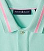 Color:Beach Glass - Image 5 - Irving Pique Short Sleeve Polo Shirt