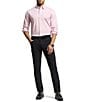 Psycho Bunny Jackson Classic Fit Stretch Knit Spread Collar Solid Dress Shirt - Image 3