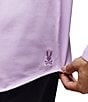 Psycho Bunny Jackson Classic Fit Stretch Knit Spread Collar Solid Embroidered Logo Dress Shirt - Image 2