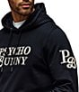 Psycho Bunny Janvi Embroidered Patch Hoodie, Color:Black - Image 4