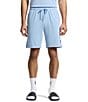 Psycho Bunny Jersey Lounge Embroidered Bunny Shorts, Color:Blue - Image 1