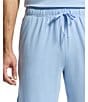 Psycho Bunny Jersey Lounge Embroidered Bunny Shorts, Color:Blue - Image 5