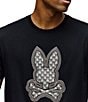 Psycho Bunny Johnny Graphic T-Shirt, Color:Black - Image 4