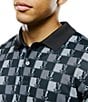 Psycho Bunny Knight Checkerboard Short Sleeve Polo Shirt - Image 3