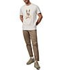 Color:Natural - Image 3 - Lenox Embroidered Graphic Short Sleeve T-Shirt