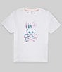 Color:White - Image 1 - Little Boys 2T-6 Short Sleeve Leonard Graphic T-Shirt