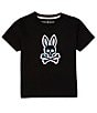 Color:Black - Image 1 - Little Boys 2T-6 Short Sleeve Leonard Graphic T-Shirt