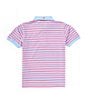 Color:Windsurfer - Image 2 - Little Boys 2T-6 Short Sleeve Willis Stripe Jersey Sport Polo Shirt