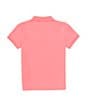 Color:Camel Rose - Image 2 - Little Boys 5-6 Short Sleeve Classic Pique Polo Shirt