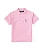 Color:Pastel Lavender - Image 1 - Little Boys 5-6 Short Sleeve Classic Pique Polo Shirt