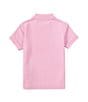 Color:Pastel Lavender - Image 2 - Little Boys 5-6 Short Sleeve Classic Pique Polo Shirt