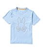 Color:Serenity - Image 1 - Little Boys 5-6 Short Sleeve Floyd Graphic T-Shirt