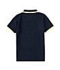 Color:Navy - Image 2 - Little Boys 5-6 Short Sleeve Kingsbury Pique Polo Shirt