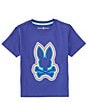 Color:Royal Blue - Image 1 - Little Boys 5-6 Short Sleeve Maybrook Graphic T-Shirt