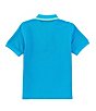Color:Aquarius - Image 2 - Little Boys 5-6 Short Sleeve Saratoga Pique Polo Shirt