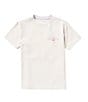 Color:Natural Linen - Image 2 - Little Boys 5-6 Short Sleeve Wasterlo Graphic T-Shirt