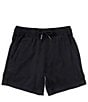 Color:Black - Image 1 - Little Boys 5-6 Willis Luxurious Stretch Shorts