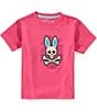 Psycho Bunny Little Boys Short Sleeve Marcus Bunny Graphic Tee - Image 2