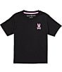 Psycho Bunny Little Boys Short Sleeve Frank Back Graphic Tee - Image 2