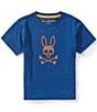 Psycho Bunny Little Boys Short Sleeve Stan Bunny Graphic T-Shirt - Image 1