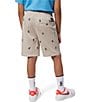 Color:Stone - Image 2 - Little/Big Boys 5-20 Isles Embroidered Pull-On Shorts