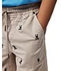 Color:Stone - Image 3 - Little/Big Boys 5-20 Isles Embroidered Pull-On Shorts