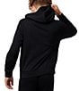 Color:Black - Image 2 - Little/Big Boys 5-20 Long Sleeve French Terry Hoodie Jacket