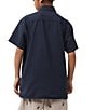 Color:Navy - Image 2 - Little/Big Boys 5-20 Short Sleeve Alton Seersucker Shirt