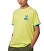 Color:Limeade - Image 1 - Little/Big Boys 5-20 Short Sleeve Apple Valley Embroidered T-Shirt