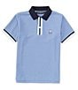 Color:Bal Harbor - Image 1 - Little/Big Boys 5-20 Short Sleeve Bloomington Pique Polo Shirt