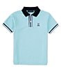 Color:Water Baller - Image 1 - Little/Big Boys 5-20 Short Sleeve Bloomington Pique Polo Shirt