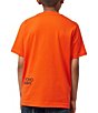Color:Tangerine Tango - Image 2 - Little/Big Boys 5-20 Short Sleeve Chester T-Shirt