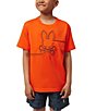 Color:Tangerine Tango - Image 4 - Little/Big Boys 5-20 Short Sleeve Chester T-Shirt