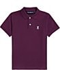 Color:Potent Purple - Image 5 - Little/Big Boys 5-20 Short Sleeve Classic Polo Shirt