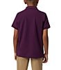 Color:Potent Purple - Image 2 - Little/Big Boys 5-20 Short Sleeve Classic Polo Shirt