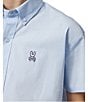 Color:Blue - Image 3 - Little/Big Boys 5-20 Short Sleeve Poplin Shirt
